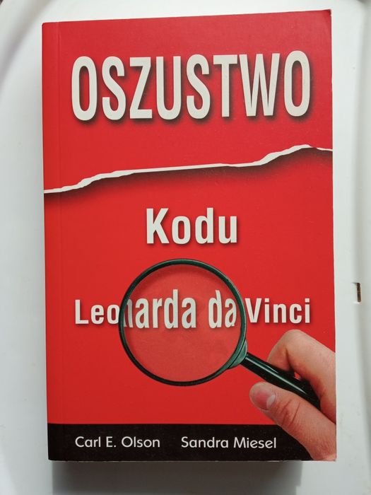 Książka "Oszustwo kodu Leonarda da Vinci", nieużywana
