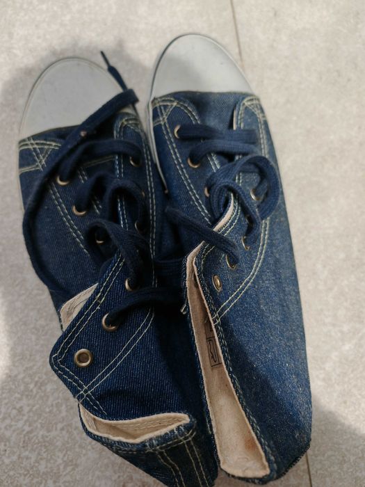 Converse All Star originais ganga azul escura 44