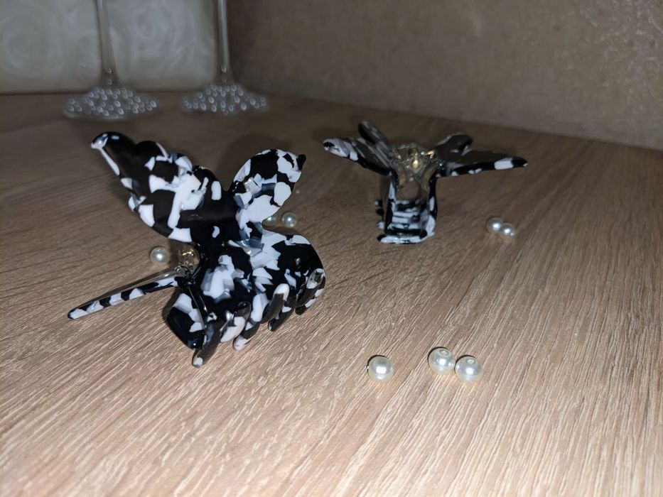 Заколка/крабік метелик