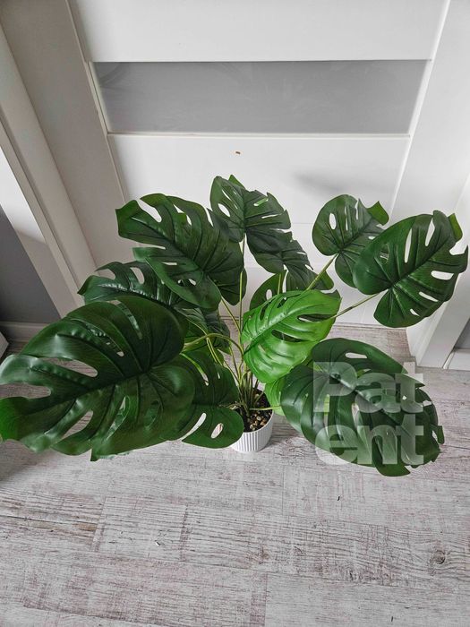 Sztuczny kwiat monstera 71 cm z doniczką ozdobna dom taras nowa