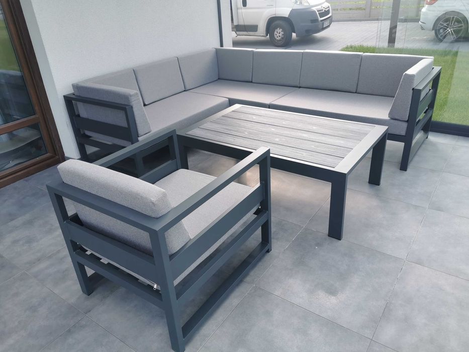 Meble tarasowe aluminiowe ogród zimowy nowoczesne gruby profil Polski Producent + wysyłka gratis
