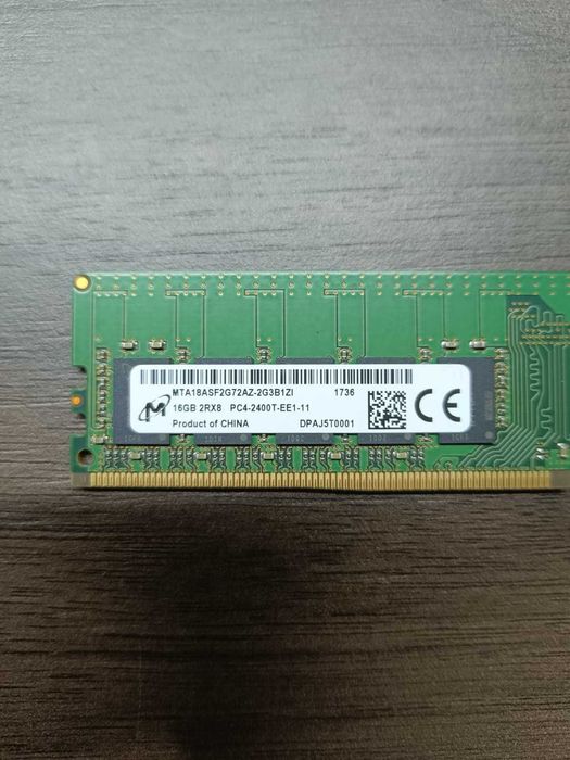 Pamięć RAM 16GB DDR4 Micron PC4-2400T ECC REG
