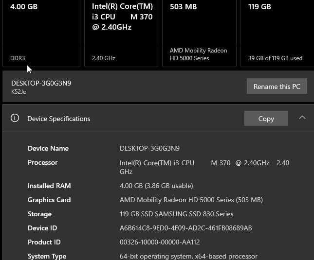 Asus k52j i3 SSD DVD-RW