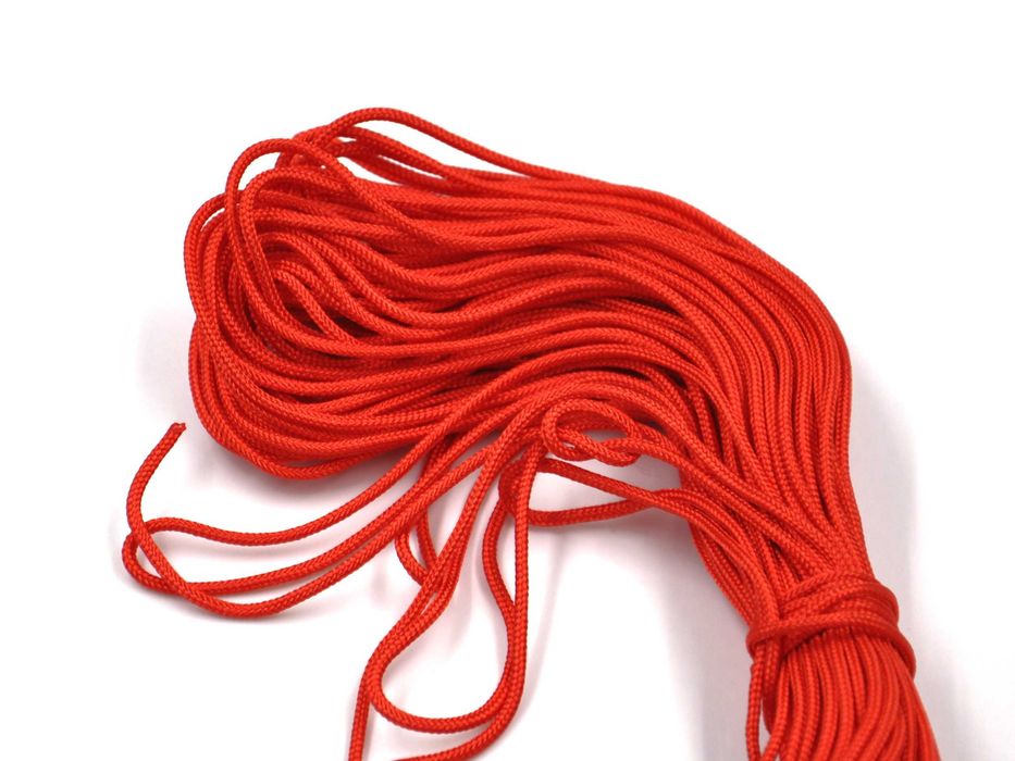 Sznurek Paracord 100ft - 31m - 2mm - Linka spadochronowa - Czerwony