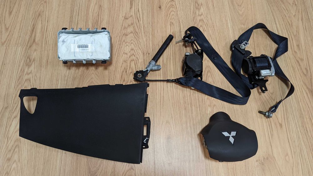 Conjunto Kit Airbags Tablier Mitsubishi Outlander 2 Original