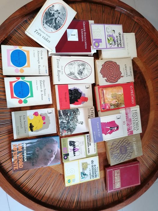 Coleção de livros diversos