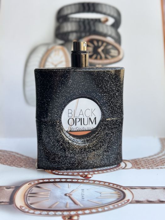 YSL yves saint lauren black opium черная магия духи парфюм остаток во флаконе флакон