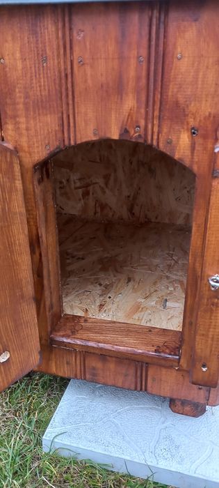 Буда для собаки утеплена 65х75х65см