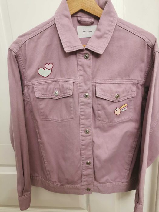 Pusheen - kurtka jeansowa  rozm. 152