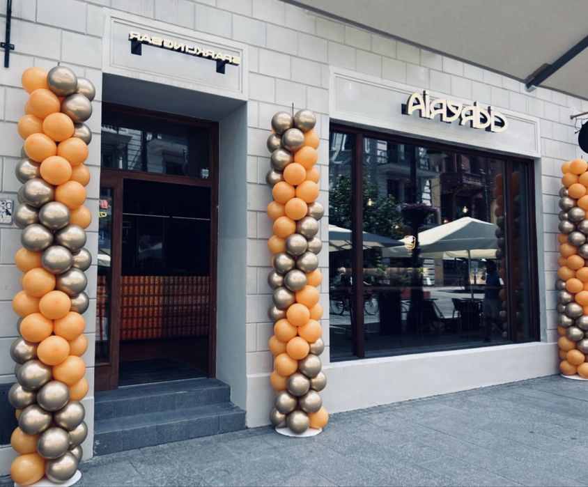 Dekoracje balonowe Świąteczne i Sylwestrowe na terenie Łodzi i okolic