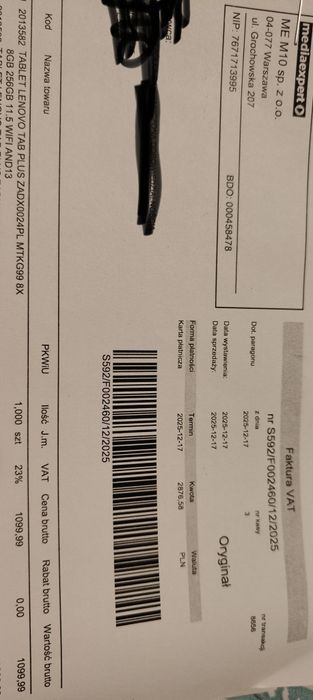 Tablet Lenovo TAB Plus 8/256