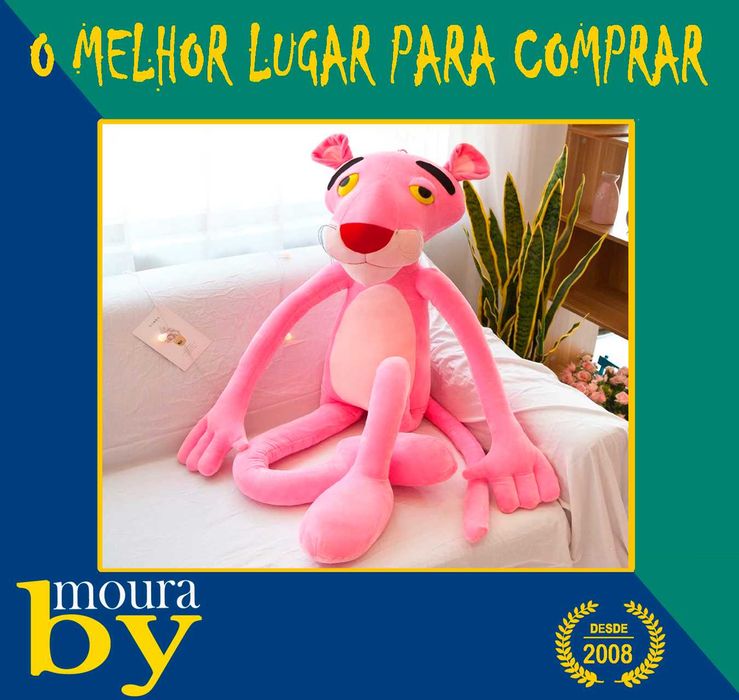 Peluche Pantera cor de rosa serie TV 40cm