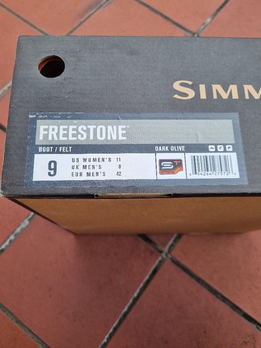Buty do brodzenia Simms Freestone Felt Dark Olive