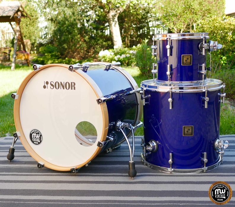 ‼️ Perkusja Sonor Delite 20", 10", 16" Metallic Marine ‼️