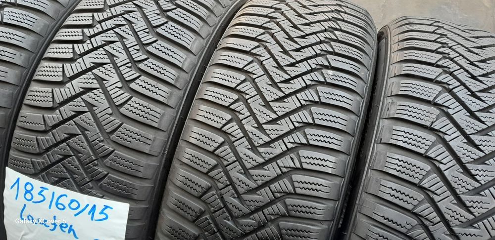 Opony Zimowe 185÷60÷15÷.LAUFEN.8 mm.Rok 2021.Jak NOWE.600 zł kpl-4 szt