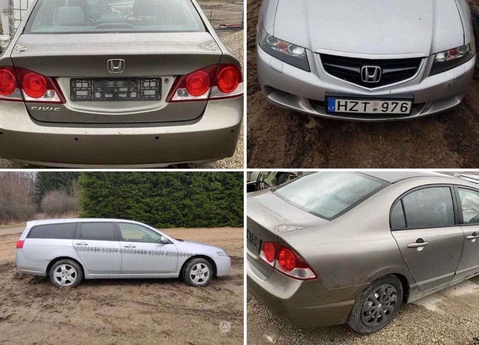 Разборка HONDA Accord CP CL Civic 4D 05-11 коробка дверь крышка диск