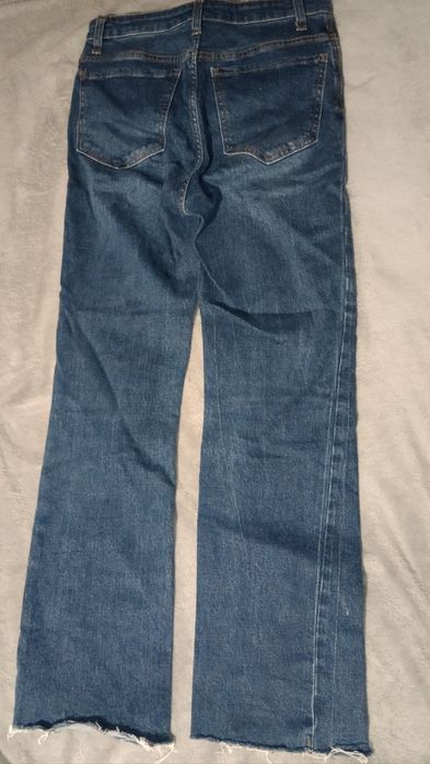 Прямі джинси сині