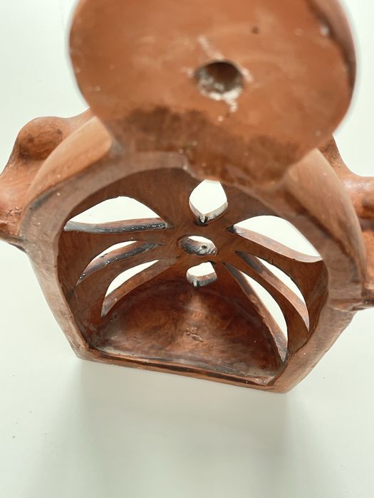 Decoração parede artesanal em terracota