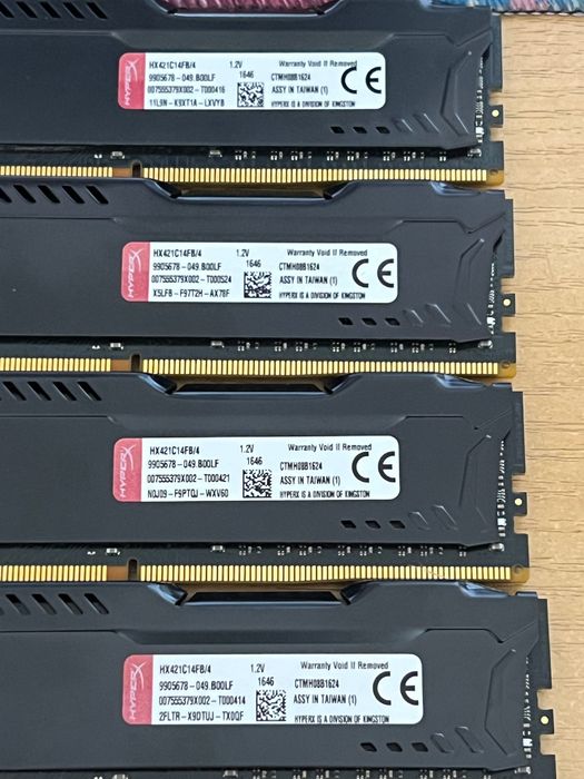 DDR4 16 gb Оперативная память Hyper X Fury