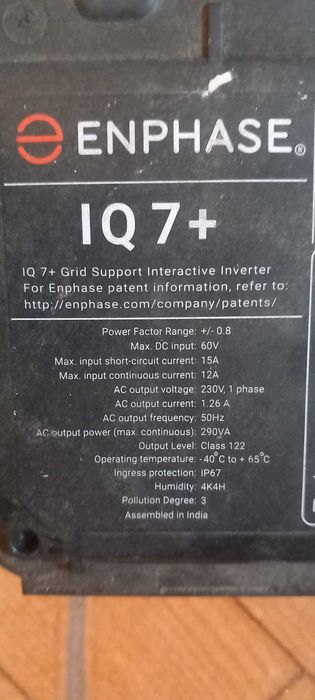 Microinversores enphase Ik 7+