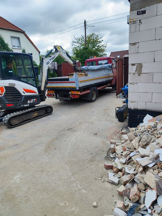 Usługi koparko ładowarką i koparką