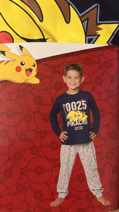 Zestaw pokèmon pizama szlafrok 110/116