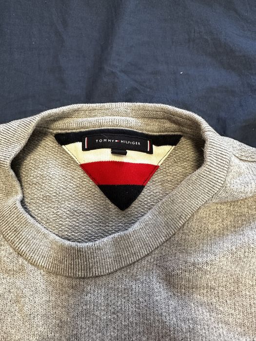 Sweter bluza Tommy Hilfiger xxl szara męska