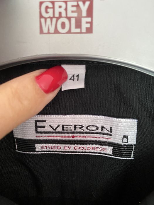 Koszula meska czarna Everon
