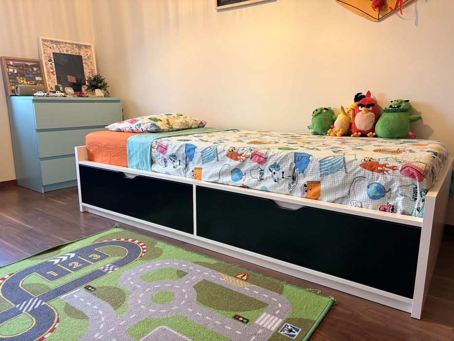 Cama inividual de criança Ikea com colchão