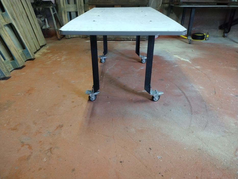 Stół warsztatowy roboczy na kółkach 79x166