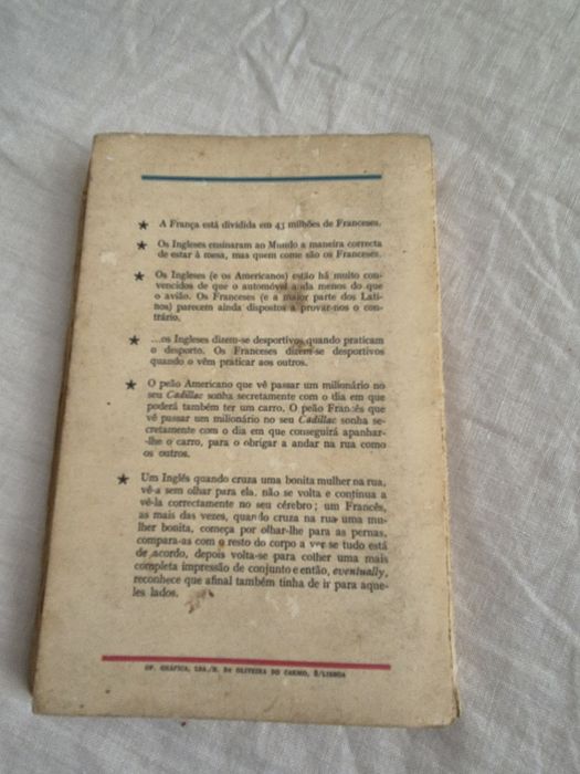 Cadernos do Major Thompson (Descoberta da França e dos Franceses)