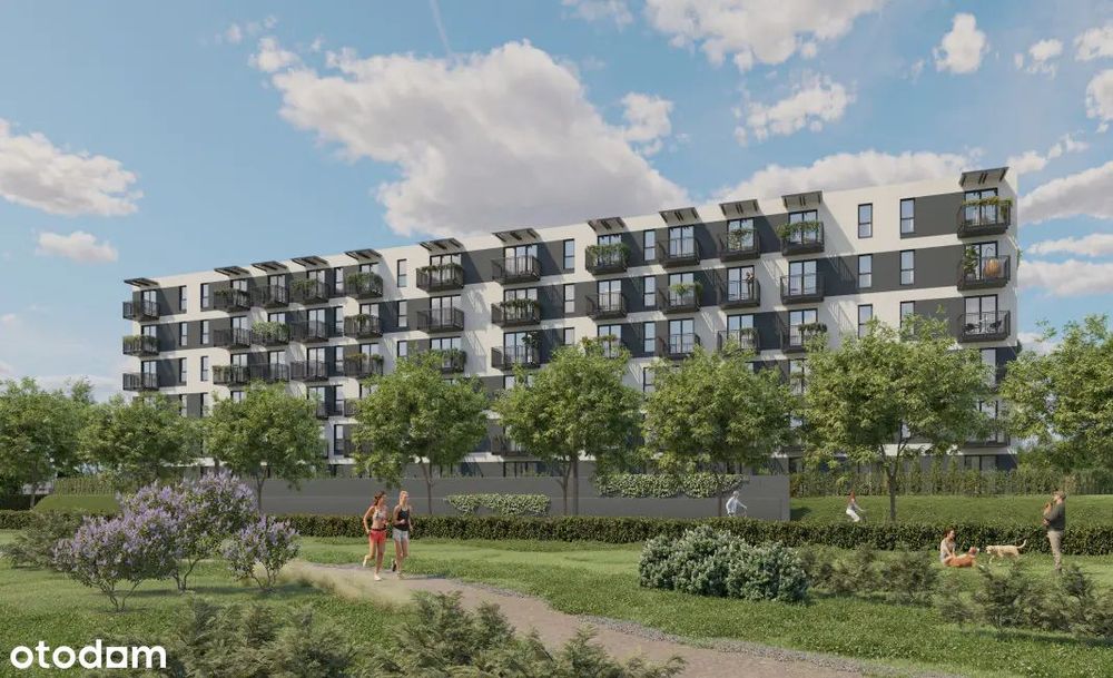 2-pokojowe mieszkanie 42m2 + ogródek Bezpośrednio