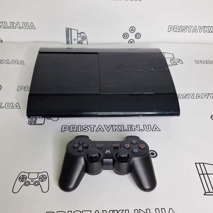 Игровая приставка PS3 Super Slim 500ГБ Модель CECH4204C 40 игр