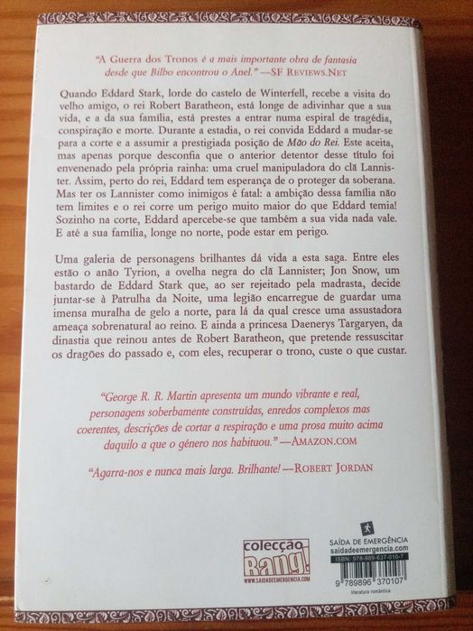 A Guerra dos Tronos - (Livro Um) - George R.R. Martin