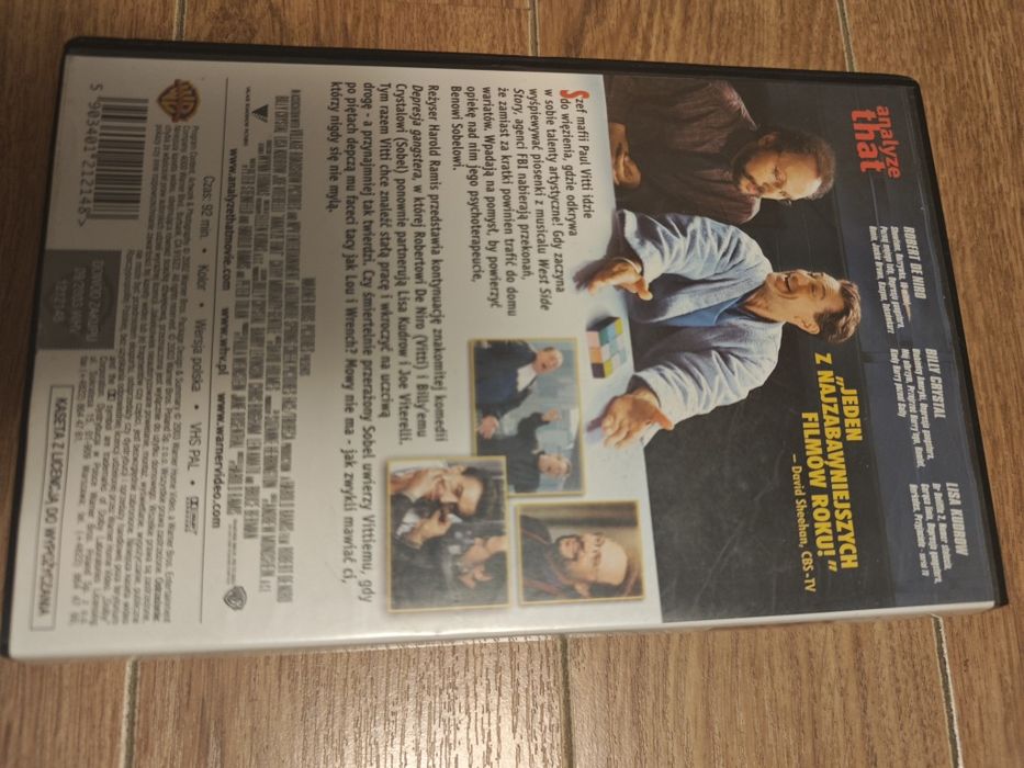 Kaseta VHS Nawrót Depresji Gangstera Robert De Niro