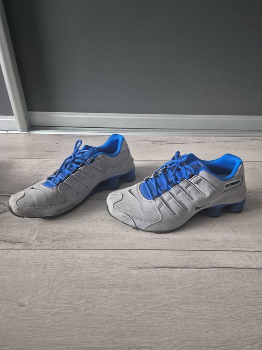 Nike Shox NZ EU 501524-022 r. 44,5 / 28,5 cm szaro-niebieskie