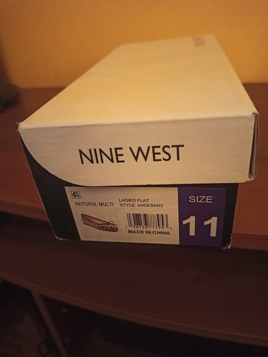 продам новые лакированные балетки Nine West,куплены в Америке, американский размер 11