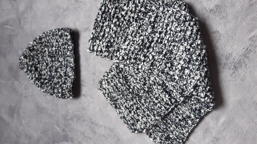 Czapka i szalik handmade