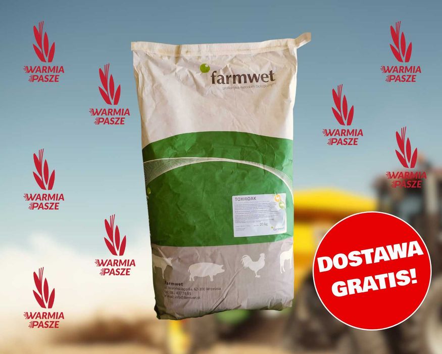 Farmwet TOXIROAK preparat wiążący i neutralizujący toksyny 20 KG