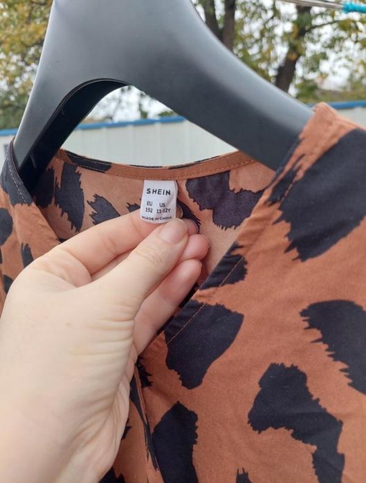 Платье с принтом на 11 лет