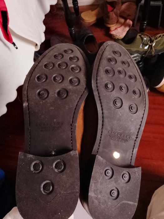lote de 4 pares de sapatos de homem