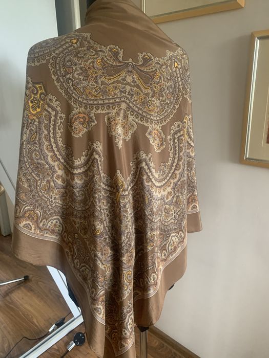 Duża chusta jedwabna