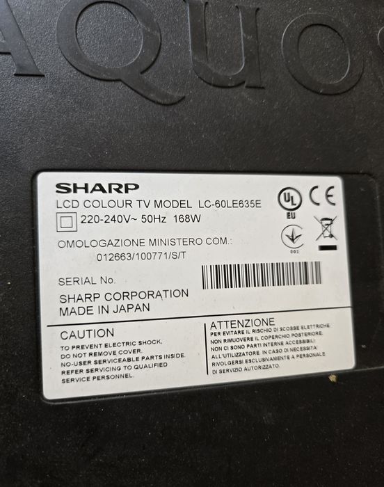 Телевізор Sharp LC-60LE635E