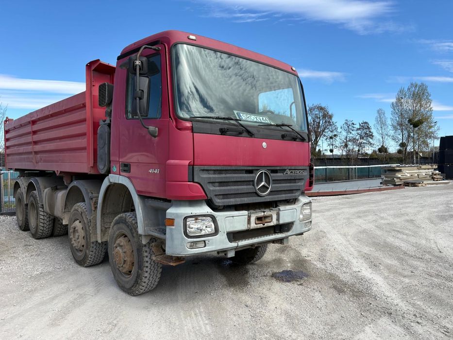 Sprzedam Mercedes-Benz Actros 4141 8x6 wywrotka + hydroburta (2003)