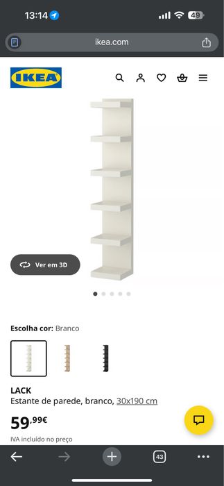 Estante Lack ikea