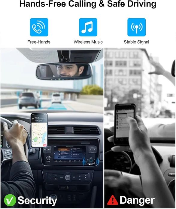 Adapter Bluetooth 5,0 odbiornik Audio AUX J33