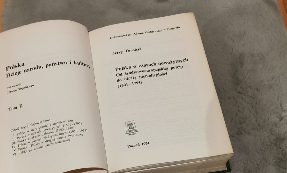 Książka "Polska w czasach nowożytnych" Jerzy Topolski