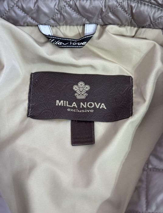Демісезонна куртка Mila Nova колір капучино