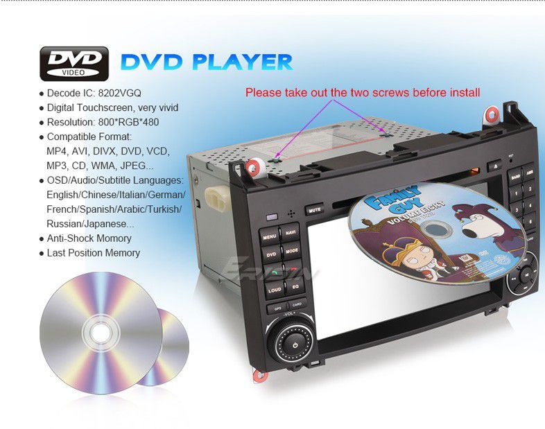 Auto-radio  2 din android 14 para Mercedes CLASSE A B W169 W245