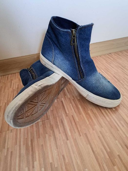 Trampki jeansowe 38